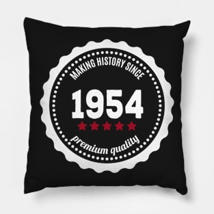 Making history since 1954 badge Pillow