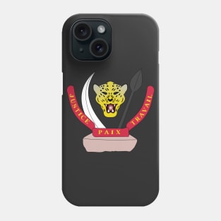 Coat of arms of the Democratic Republic of the Congo Phone Case