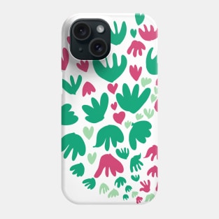 Matisse Cherry Green Abstract Flowers Phone Case