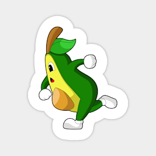 Avocado Runner Running Sports Magnet