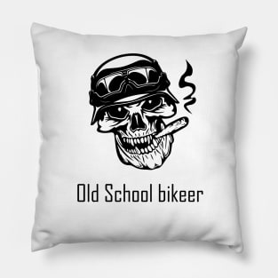 Old School bikeer Pillow