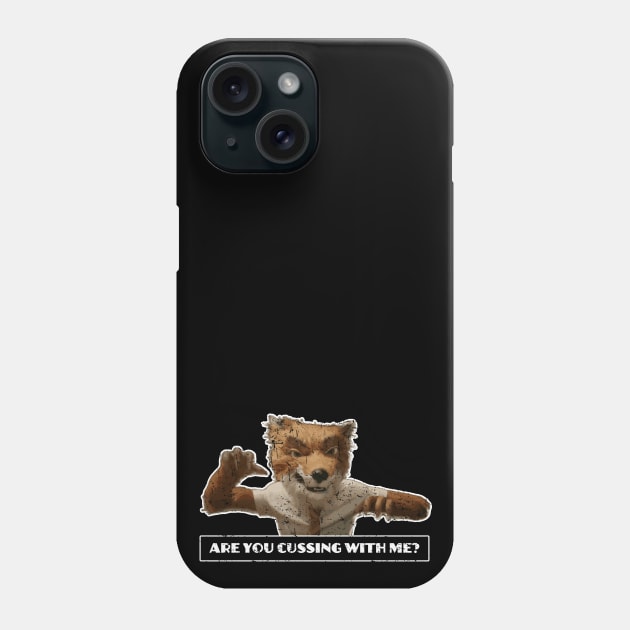 Fantastic Mr Fox - Foxy - Cussing - Weathered Phone Case by Barn Shirt USA