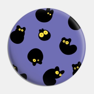 Kitty Blobs Pin