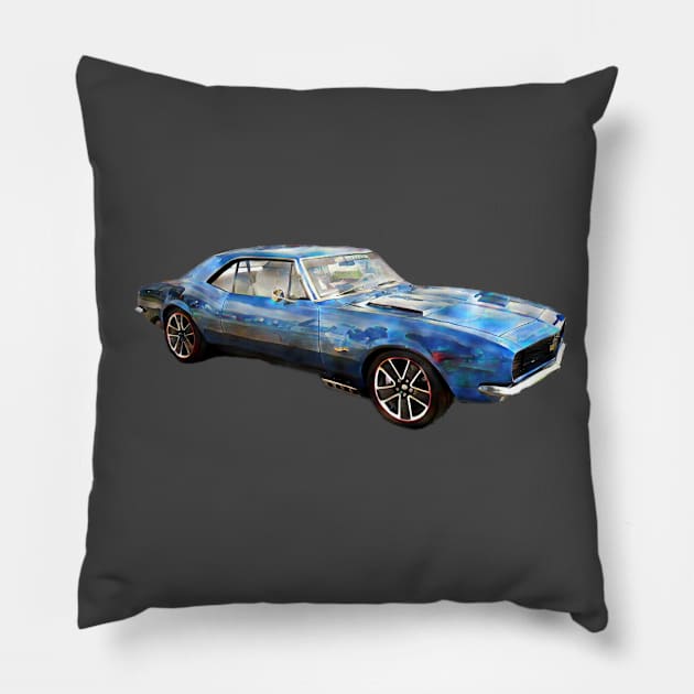 Classic Chevy Camaro Pillow by philosophizerx