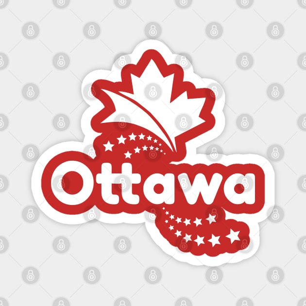 Ottawa Canada Magnet by VISUALUV