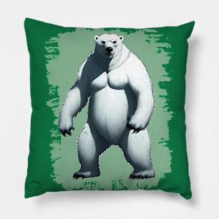 stand polar bears Pillow