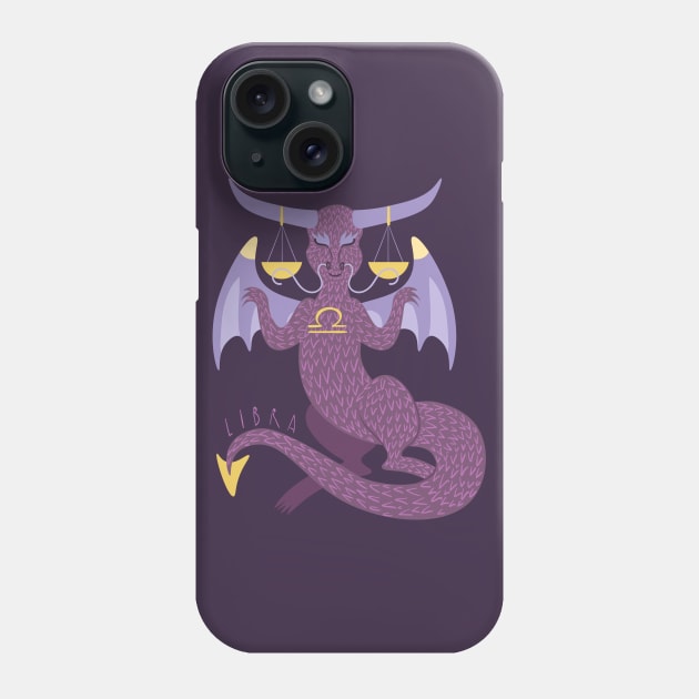 Libra Dragon Phone Case by LexaStrong