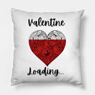 Valentine loading... Pillow