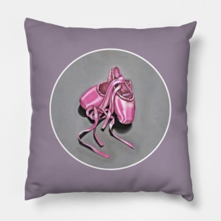 Pink Ballet Slippers Pillow