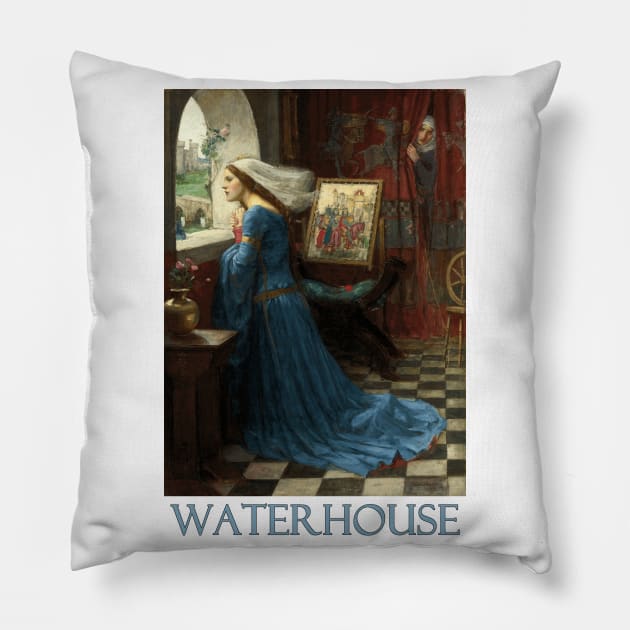 Fair Rosamund by John W Waterhouse Pillow by Naves