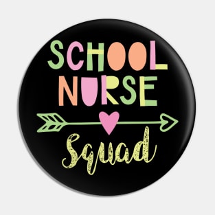 School Nurse Squad Pin