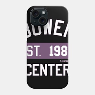 Bowen Center 1986 (Purple White Logo) Phone Case