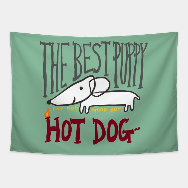 hot dog lover Tapestry by zzzozzo