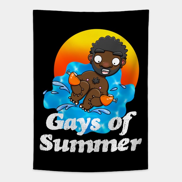 Gays of Summer Splash Tapestry by LoveBurty