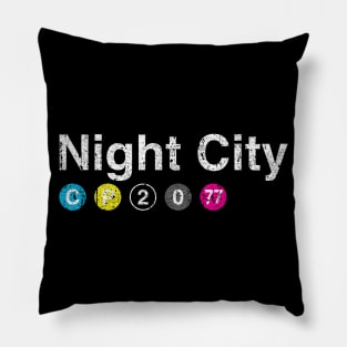 Night CIty Pillow