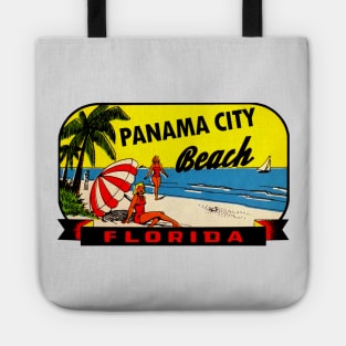 Panama City Beach Florida Vintage Tote