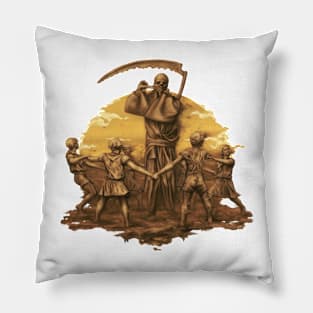 Creepy round dance (Children's games) Pillow