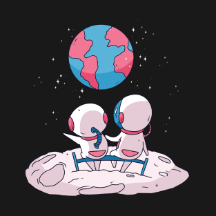 Cute Astronauts T-Shirt