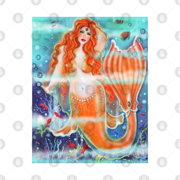 Audrey voluptuous mermaid  by Renee Lavoie by ReneeLLavoie