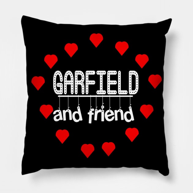 Garfield and Friends Logo Pillow by paynow24