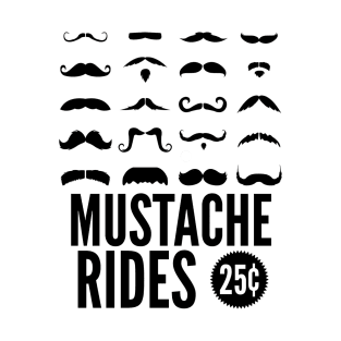 Mustache Rides T-Shirt