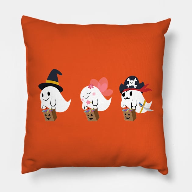 Trick or Treat Pillow by therealfirestarter