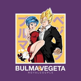 Vegeta & Bulma - Yellow T-Shirt