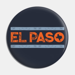 Retro El Paso, Texas // Vintage Hometown Texas El Paso Texan Pride Pin