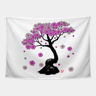 HeartSkulls™️ Cherry Blossoms #1 Tapestry