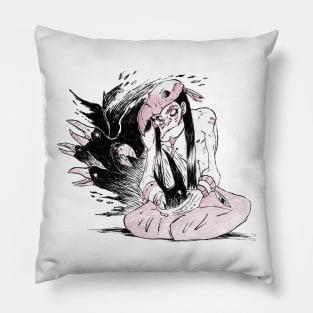 Crow-shaman Pillow