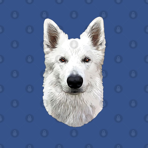 White Swiss Shepherd Dog by ElegantCat