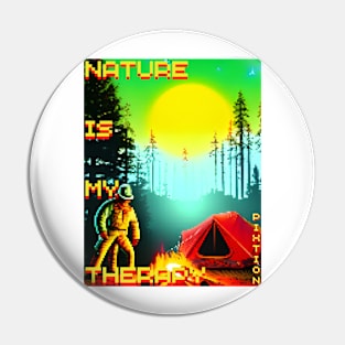 outdoor and adventure "nature is my therapy" Pin