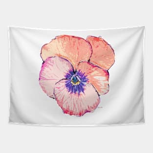 Big pansy Tapestry