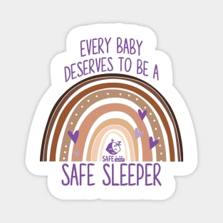 Safe Sleepers Diversity Rainbow Magnet