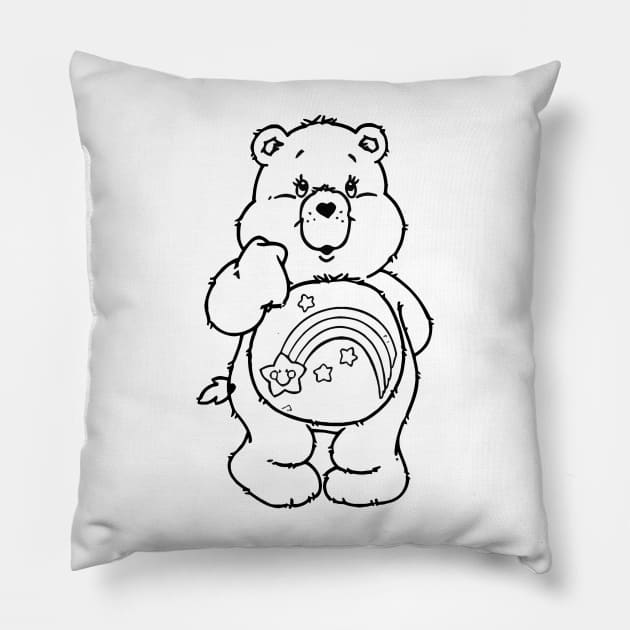 care bear's round belly Pillow by SDWTSpodcast