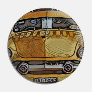 Vintage car Pin