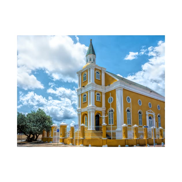 The Temple Emanu-El Willemstad Curacao by Debra Martz