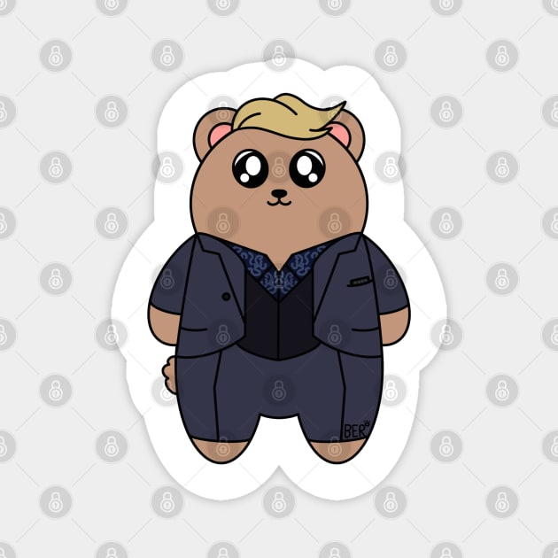 Felix Richter Bear Magnet by SentABearToSpace 