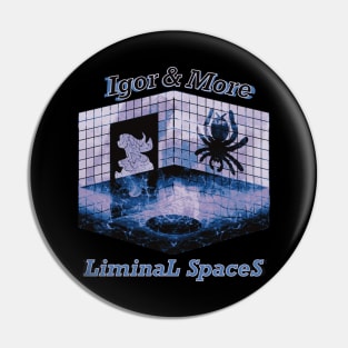 Igor & More Tarantula Liminal Spaces Misty Haze Pin