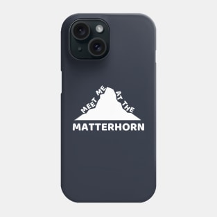 Meet Me by the Mountain Phone Case