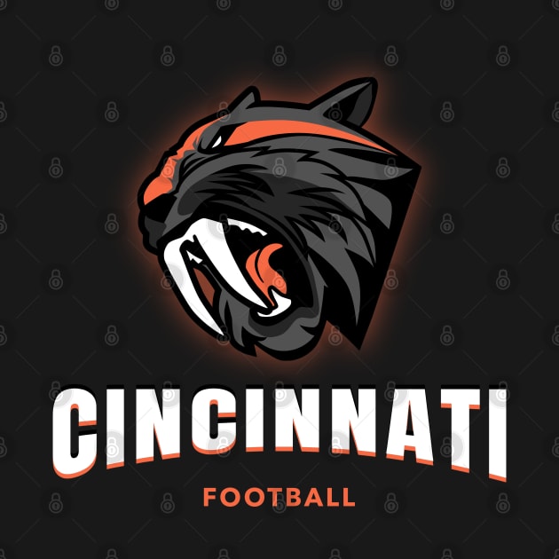 cincinnati bengals football by BVHstudio