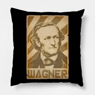 Richard Wagner Retro Propaganda Pillow