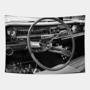 1961 cadillac - de ville, cockpit detail Tapestry