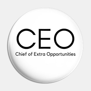 CEO Positive Acronym Pin