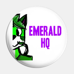 Emerald HQ Logo Pin