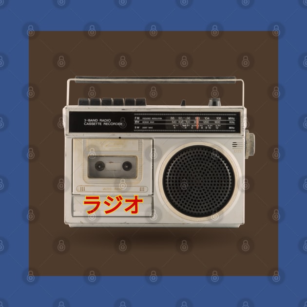 Retro radio cassette recorder by G4M3RS