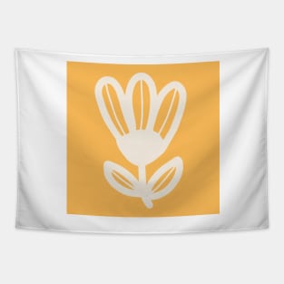 Buttery yellow large scale tulip Tapestry