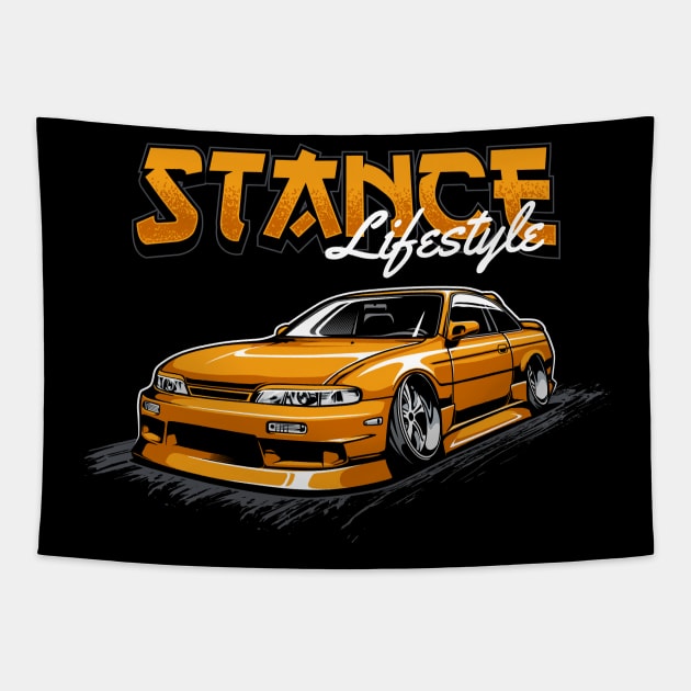 Silvia S14 Tapestry by cturs