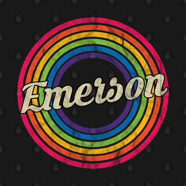 Emerson - Retro Rainbow Faded-Style by MaydenArt