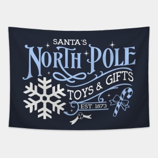 North Pole Toys and Gifts Tapestry